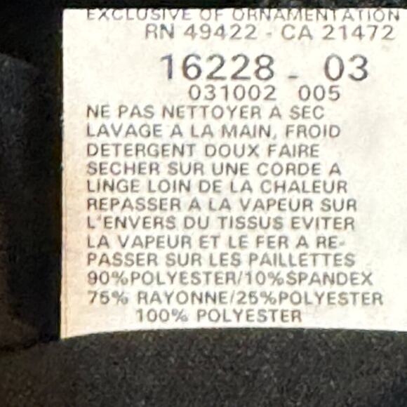 Scott McClintock Millennium 2000 Strapless Sequin Velvet Bodice Satin Gown 8 - Picture 11 of 12